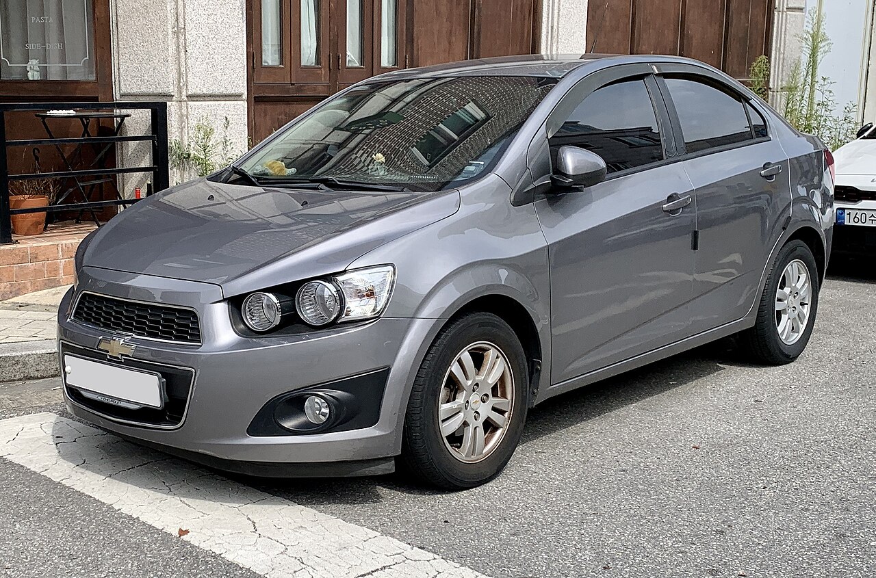 Fotografía de referencia de un Chevrolet Aveo